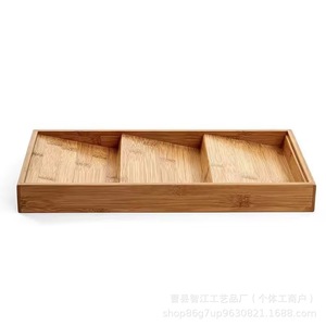 Nuevo estante para especias de bambú y madera, organizador de especias de tres niveles, caja de almacenamiento para cocina. - Product Image 3
