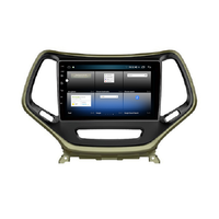 Autoradio Android 2015, HD 2016 P, GPS, Wifi, DSP, lecteur Audio MP3, lecteur de musique, pour Jeep Cherokee (2017, 2018, 10.0, 1080)