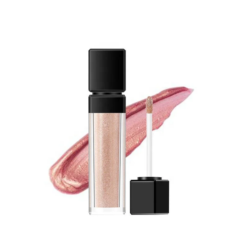 Водостойкий матовый мерцающий Жидкий блеск для губ с логотипом на заказ, фирменная помада для макияжа, блеск для губ для красоты