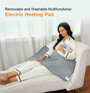Coussin chauffant électrique apaisant et doux pour la peau, écologique, utilisable en toutes saisons, avec revêtement en flanelle en fibre de carbone - Product Image 4