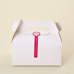 Caja Plegable Portátil Mediana para Repostería, Caja para Tartas y Mousses, Caja para Nougat Hecho a Mano, Impresión Offset Personalizable - Product Image 2