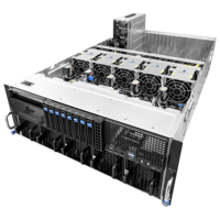 ESC8000A-E13P AMD EPYC 9005 Server Rak 4U Prosesor Ganda Mendukung Delapan Slot Ganda untuk GPU H200 RTX PRO 6000 Stok Blackwell