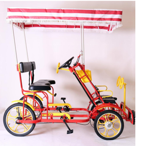 Most Fashionable 4 Wheel Adult Road Surrey Sightseeing tandem 4 Wheel and Seats tandem Tourist Bicycle <strong>Cycle</strong> for <strong>Park</strong> Rent - Product Image 5