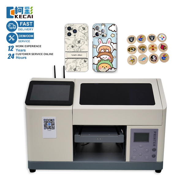 KECAI Ai Drawing Function Mobile Cover Picture Printer A5 UV Printer for Phone Cases Smart Phone Case UV Flatbed Printer