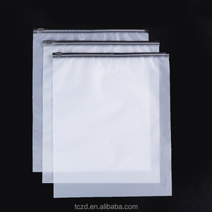 Imballaggio sacchetti di plastica trasparente con cerniera borse personalizzate per la confezione di merce per vestiti - Product Image 1
