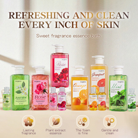 Gel douche corporel parfumé en vrac, éclaircissant, luxueux, blanchissant, hydratant, éclaircissant, exfoliant