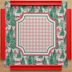 Set Mahjong Amerika Mewah Holly Jolly untuk Malam Permainan Natal, Hadiah Liburan, Alas Mahjong Natal - Product Image 2
