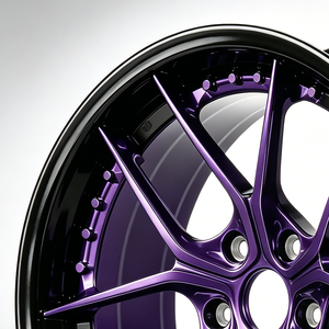 Oferta Especial: Ruedas Forjadas de Dos Colores de 19-22 Pulgadas 5x120 5x114.3, Ruedas Multirradio Púrpuras, Llantas de Aleación Modificadas para Carreras para McLaren P11 - Product Image 4