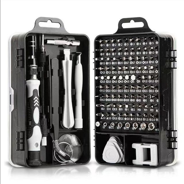115 in 1 Precision Screwdriver Set Repair Tool Kit with Screwdriver Bits Professional Heads for Clock Mobile Phone Repair Tool