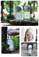 Nouvel Arrivage Magnifique Mini Bouteille Vide d'Aromathérapie en Forme de Lune Diffuseur de Pierres Aromatiques pour la Maison