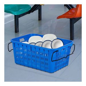 Ventilated Plastic Basket crate Organizing Containers Bin Sorting Storage Box Washing Storage Basket