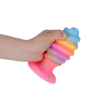 Plug Anal Lumineux Mignon Grande Taille XL avec Ventouse Petits Godes Sex Toys Pour Hommes Femmes Gay