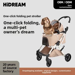 बिल्लियों और कुत्तों के लिए हाइस्वप्न धातु पालतू जानवर सवारी कार सभी में एक हल्के फोल्डेबल पालतू - Product Image 5