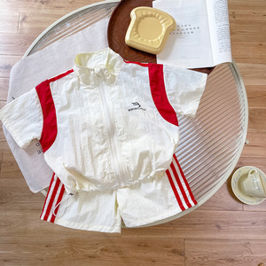 Conjuntos de <span class=keywords><strong>Ropa</strong></span> para Niños, <span class=keywords><strong>Ropa</strong></span> para Niños y Niñas, Chaqueta de Manga Larga con Protección Solar + Pantalones, Traje de 2 Piezas para Niños, Conjunto de Verano para Bebés - Product Image 3