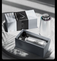 Diffuseur de voiture sans eau en métal, rechargeable par Type-C, lumière ambiante colorée, diffuseur d'arômes intelligent pour la maison