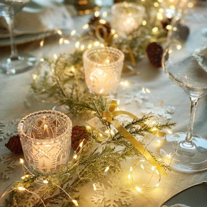 Giáng sinh không thấm nước dẫn dây đồng chuỗi ánh sáng điều khiển từ xa hộp pin Sao Hoa nhẫn cho trong nhà/ngoài trời trang trí - Product Image 4