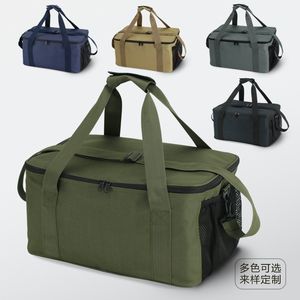 대용량 25L 튼튼한 야외 캠핑 보관 가방 지퍼 클로저 캐리 올 더플 피크닉 기어 주최자 여행 가방 - Product Image 5