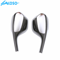AKOSO-Couvre-rétroviseurs en fibre de carbone pur 3K pour rétroviseur latéral de moto pour BMW S1000RR 2019-2025