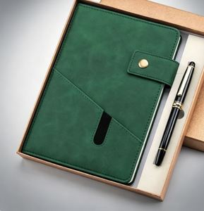 Regalos de Oficina Personalizados para Empleados, Artículos Promocionales, Set Ejecutivo, Libretas A5 con Bolígrafo, Set de Regalo Corporativo para Hombre - Product Image 3