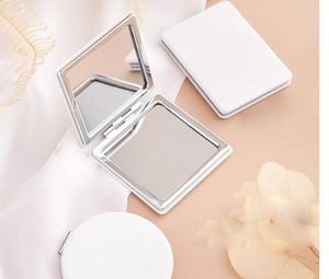 High Quality Portable Folding Ordinary Model Monochrome Light <b>Square</b> Mini <b>Mirror</b> for Travel - Product Image 3