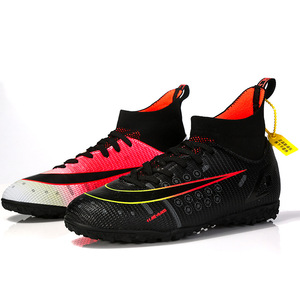 Scarpe da <span class=keywords><strong>Calcio</strong></span> EACH in Pelle di Alta Gamma TF AG con Tacchetti Lunghi per Ragazzi e Ragazze, Scarpe da <span class=keywords><strong>Calcio</strong></span> Alte per Uomini e Studenti - Product Image 1