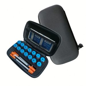 Étui de voyage en EVA pour flacons de 3 ml et seringues, 14 compartiments, stockage de peptides/insuline, 16x8,5x5 cm, fermeture éclair - Product Image 1