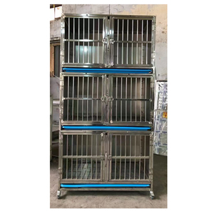 Chinese Modulaire Veterinaire Hond/Kattenkrat/304 Roestvrijstalen Dierenarts Hond Kattenkenneldoos - Product Image 1