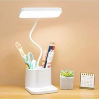 Lámpara de Estudio LED Recargable, Lámpara de Lectura a Batería para Estudiantes, Escritorio, Oficina