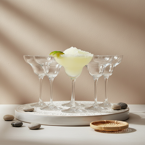 Juego de 6 <span class=keywords><strong>Copas</strong></span> Margarita Clásicas Art Deco C <span class=keywords><strong>Krosno</strong></span>, 9.1 oz, Plástico, Aptas para Lavavajillas, Colección Mixology, Postres Congelados - Product Image 5