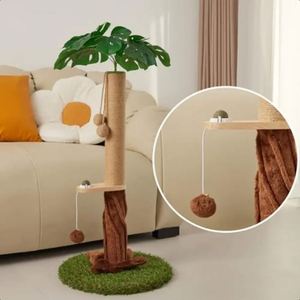 33.86 cao mèo gãi bài viết với sisal dây treo lủng lẳng quả bóng và tự nhiên khỏe mạnh catnip bóng mèo <span class=keywords><strong>scratcher</strong></span> với thêm Mèo En - Product Image 3