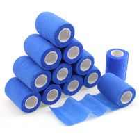 Bandage élastique cohésif auto-adhésif médical non tissé de 5 cm pour la protection des blessures sportives, vente en gros de bandages de compression