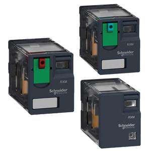 General Purpose 24 V RXM Series Miniature Plug-in 2 C/O <b>Relay</b> with 12 a Thermal Current and Lockable Test Button - Product Image 4