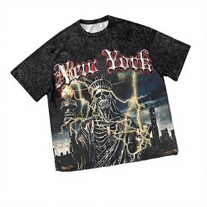 Camiseta de Manga Corta para Hombre, 100% Algodón Tejido, con Estampado Frontal por Transferencia Térmica, Ecológica, Transpirable, de Secado Rápido, con Diseño de Letras en el Cuello - Product Image 2