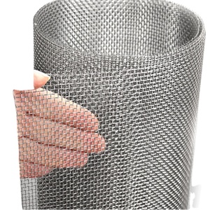ตาข่ายลวดสแตนเลสสตีลแบบถักเรียบละเอียด SuS304 80 เมช - Product Image 1