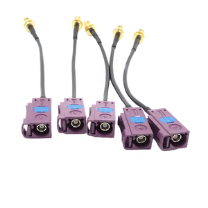 Cable Pigtail RG174 con Conector FAKRA SMB Código D para Antena JACK a SMA Hembra Bordeaux, Dispositivo RF Opcional - Product Image 1