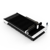Nouvelle machine de découpe laser à fibre CNC de bureau détachable 1500*6000 avec refroidissement par eau pour acier inoxydable, aluminium, laiton, Hiwin