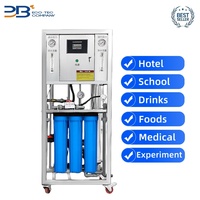 Personnalisez l'équipement d'osmose inverse industriel en 5 étapes d'une capacité de 500L/heure avec système UV pour l'industrie de l'eau en bouteille