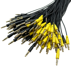 Оптовая продажа, 3,5 мм, аудиокабель для прослушивания, кабель для телефона, автомобильный динамик, MP4, аудиокабель для наушников - Product Image 1