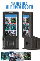 RaiseFun Touchscreen KI-Fotoautomat mit Drucker Selbstbedienungs-KI-Kunstgenerator für Veranstaltungen Partys Gewerbliche Nutzung
