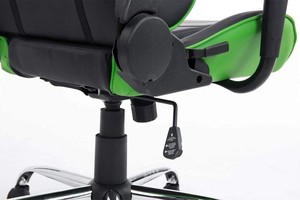 Chaise de bureau ergonomique pour adultes Cadeira <span class=keywords><strong>Gamer</strong></span> en cuir PU de qualité supérieure de style course, logo noir, 330 lb - Product Image 5