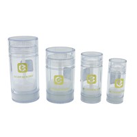Récipient deo stick imprimé personnalisé de luxe en vente 15g 30g 50g 75g emballage de conteneur de déodorant en bâton de protection solaire