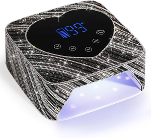 Lampe UV LED sans fil 78W pour le séchage du vernis gel, lampe rechargeable à batterie pour le durcissement professionnel des ongles, lumière UV puissante pour salon - Product Image 2