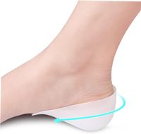 Semelles rehaussantes respirantes de 3 cm avec protection du talon, perforations et absorption des chocs – Inserts invisibles pour chaussures, rehausseurs de hauteur pour les pieds