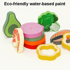 Jeu de <span class=keywords><strong>cuisine</strong></span> en bois simulé pour enfants, jouets de <span class=keywords><strong>cuisine</strong></span> en bois, salade de fruits et légumes, jeu de rôle, jouets de <span class=keywords><strong>cuisine</strong></span> cognitifs - Product Image 4