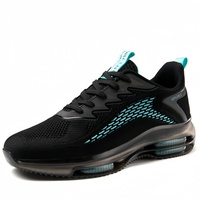 Chaussures de course légères et sportives pour hommes, en mesh, à lacets, taille 46, semelle extérieure en TPU confortable, flexibles, tendance, pour les voyages et les occasions décontractées, toutes saisons