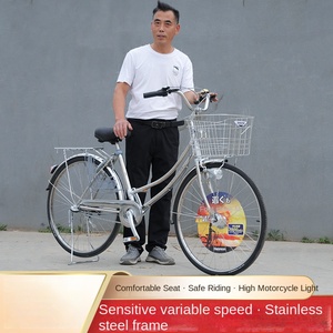 Bicicleta Urbana China <span class=keywords><strong>de</strong></span> Acero Inoxidable con Triple Velocidad para Hombre y Mujer, Frenos <span class=keywords><strong>Lola</strong></span>, Pedales <span class=keywords><strong>de</strong></span> Aleación <span class=keywords><strong>de</strong></span> Aluminio, Transfronteriza - Product Image 5
