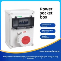 Boîtier de distribution d'alimentation haute puissance IP65 étanche pour circuits, armoire de maintenance complète pour équipements scellés