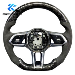 Volant sport personnalisé en cuir et fibre de carbone Forgiato pour <span class=keywords><strong>Jaguar</strong></span> XF R-sport F-type F-<span class=keywords><strong>pace</strong></span> <span class=keywords><strong>E</strong></span>-<span class=keywords><strong>Pace</strong></span> XE Series - Product Image 4