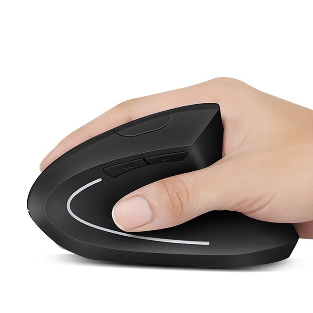 5th Generation Vertical 2.4GHz Wireless USB Gaming Mouse 6-Button Laptop/Desktop PC Mac Book Compatible Right Hand Rechargeable