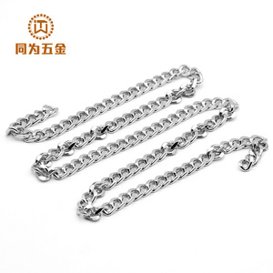 Chaîne en aluminium pour la décoration de sacs, chaîne en métal poli pour accessoires de sac à main, couleur personnalisable - Product Image 4